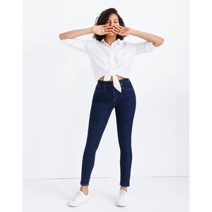 Madewell Curvy High-Rise Skinny Jeans in Lucille Wash Size 25